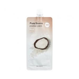 MISSHA Pure Source Pocket Pack (Rice) - peelingová maska s extraktem z rýže